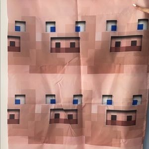 Minecraft shower curtain